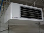 Generatoare de aer cald suspendate cu ventilator elicoidal Solaronics
