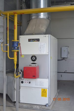 Generatoare aer cald interior